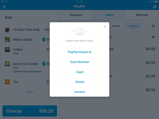 PayPal Here for iPad Gets Fresh Look and Feel, Easier Custom Inventory Entry System, More