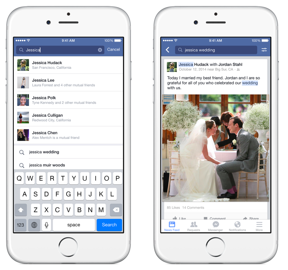 Facebook App Gets Updated With Graph Search