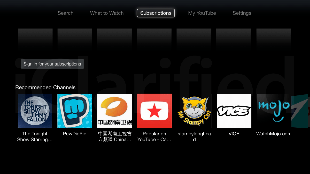 YouTube App for Apple TV Gets Brand New Design, Personalized Content