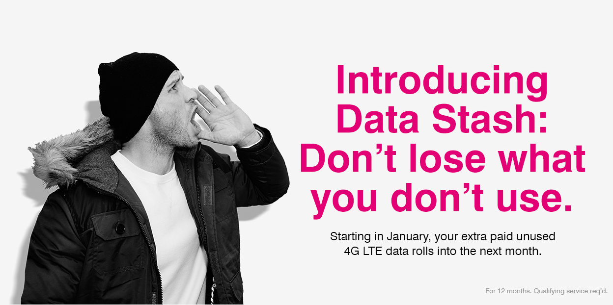 T-Mobile Unveils &#039;Data Stash&#039; Letting Customers Roll Over Unused Data
