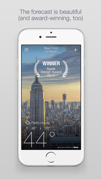 Yahoo Weather App Gets Updated for iPhone 6, Animated Effects for Lightning and Frost