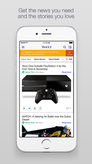 Yahoo App Gets Local News, Article Comments, Side-Swipe ...