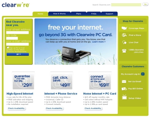 Clearwire Brings 4G Mobile Internet to Las Vegas, Adds Mac Support