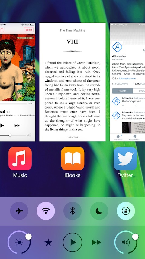 Auxo 3 Tweak for iOS 8 Released