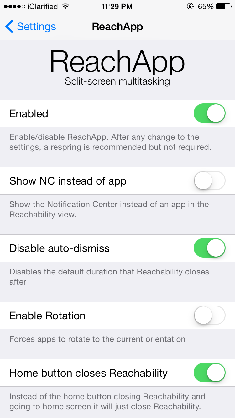 ReachApp Tweak Gets Updated With App Chooser for Better Split-Screen Multitasking