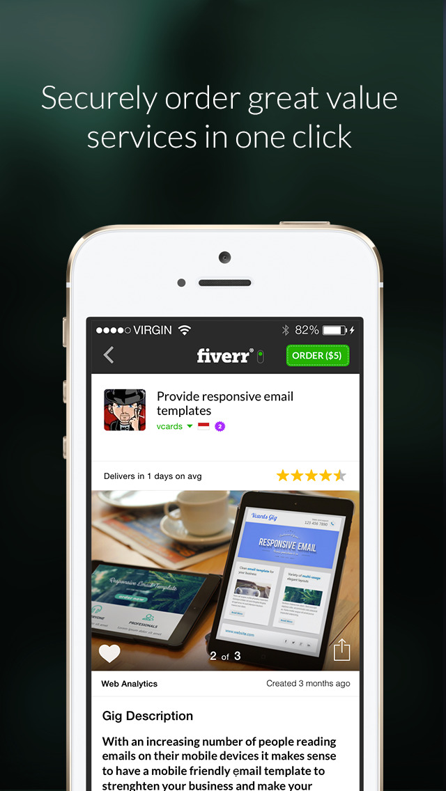 Fiverr App Now Supports Apple Pay