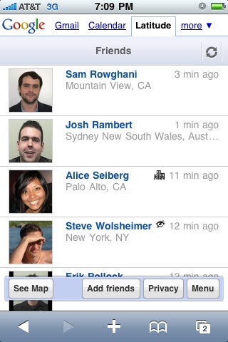 Google Latitude Released for the iPhone