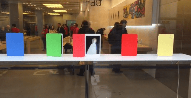 New Apple Store Display Features iPad Smart Covers That Open By Themselves [Video]