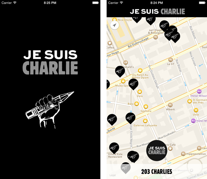 Je Suis CHARLIE App Gets Approved Within an Hour of Contacting Tim Cook