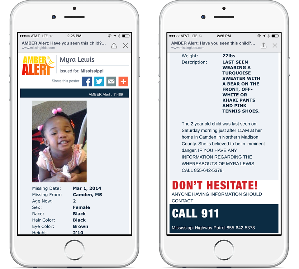 Facebook Will Now Deliver AMBER Alerts to Your News Feed