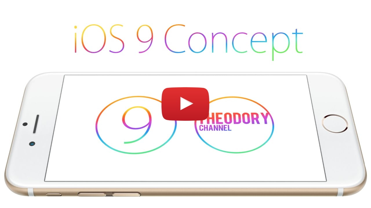 Ios 9. Look iOS 9 Concept Features Night Mode, Color Look, Settings Search, Much ...
