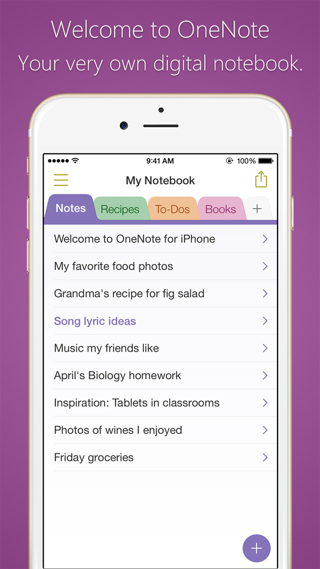 Microsoft OneNote for iPhone Gets Today Widget, Synced Recent Notes