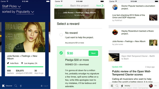 Kickstarter App Gets Major Update Bringing Ipad Support Iclarified