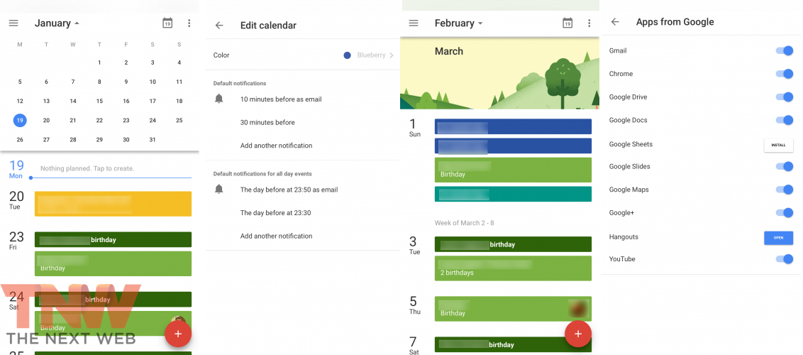 Leaked Screenshots Reveal Upcoming Google Calendar App for iOS