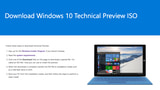 Windows 10 Technical Preview Now Available [Download]
