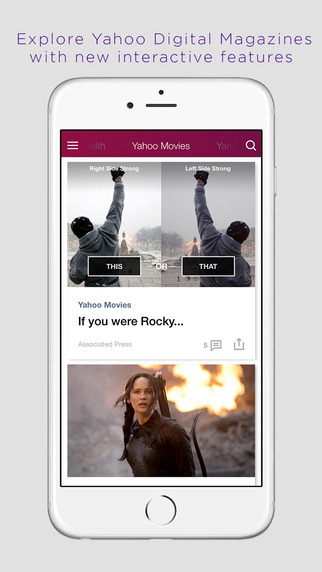 Yahoo App Gets Redesigned With Interactive Digital Magazine Features