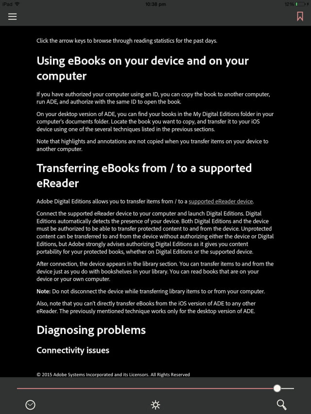 Adobe Digital Editions eBook Reader App Released for iPad