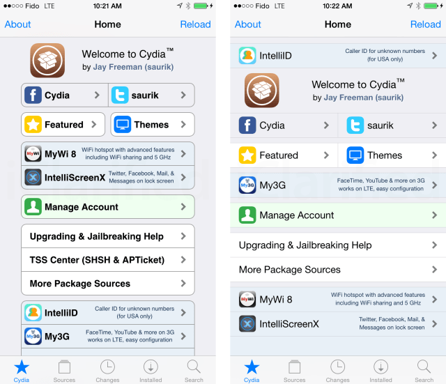 Saurik Updates Cydia With Refreshed Home Screen Design [Image]