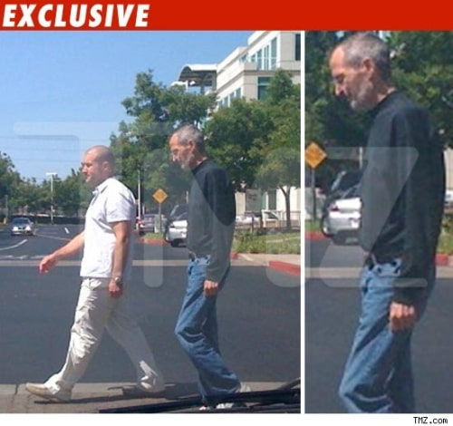 TMZ Saco las primeras fotos Steve Jobs desde su regreso