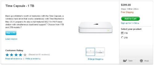 Apple Upgrades the Time Capsule to 2TB