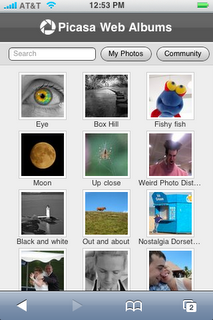 Picasa Redefined for your iPhone