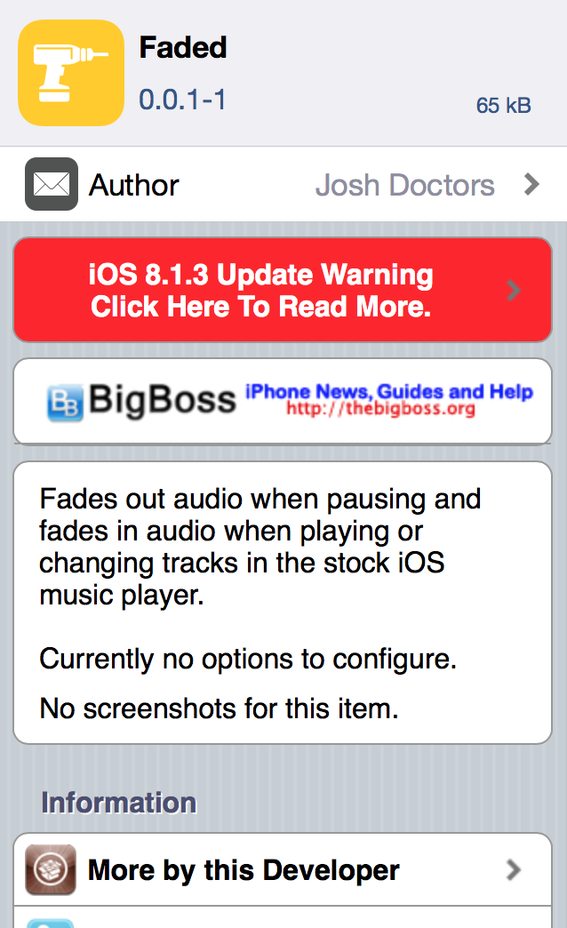 Fade Your Music In and Out With This New Tweak
