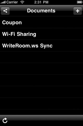 WriteRoom.iPhone 2.0 Released