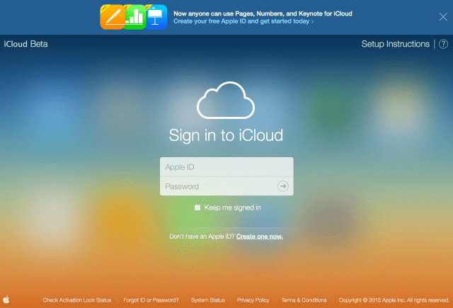 Now Anyone Can Use Pages, Numbers, and Keynote on iCloud Beta