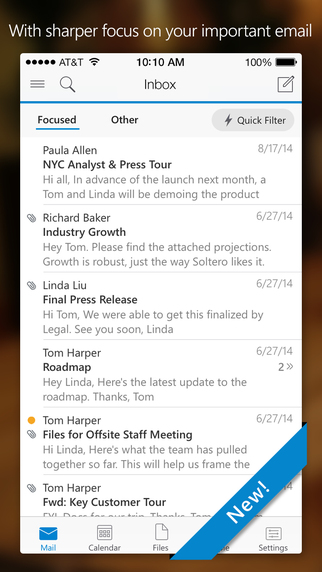 Microsoft Outlook App for iOS Gets IMAP Support