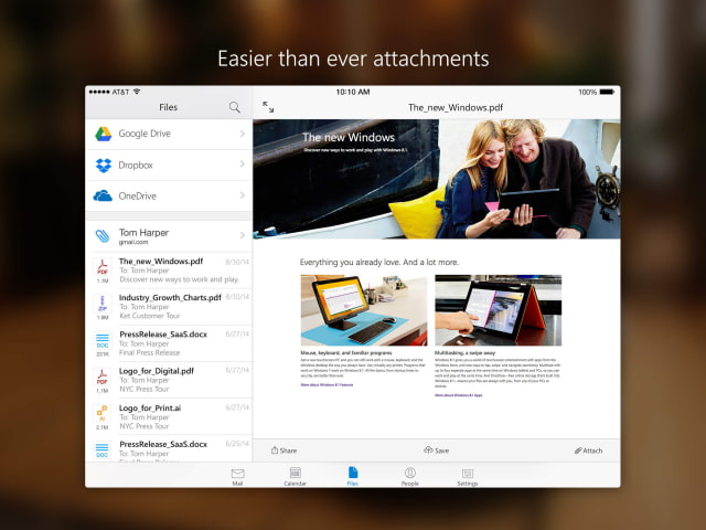 Microsoft Outlook App for iOS Gets IMAP Support