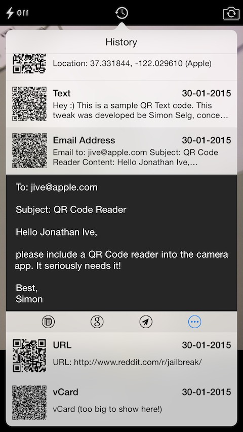 QR Mode Tweak Turns Your Camera Into a QR Code Reader