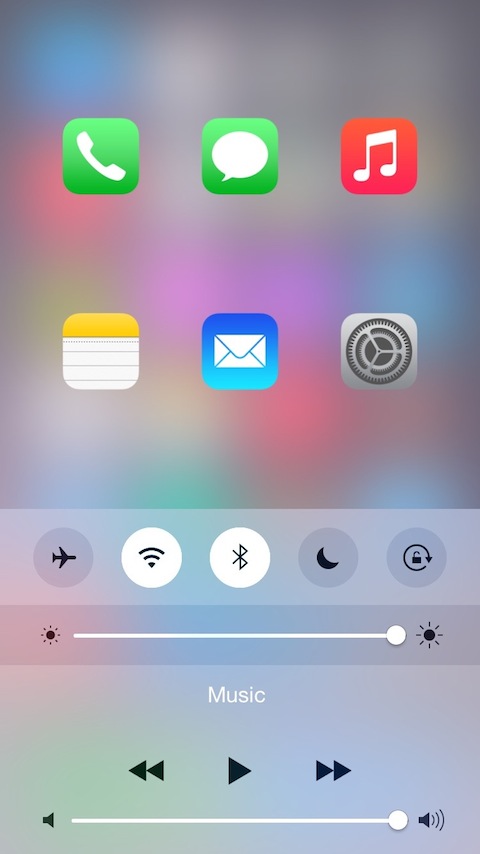 Axial Tweak Adds Quick Launch App Shortcuts to Control Center