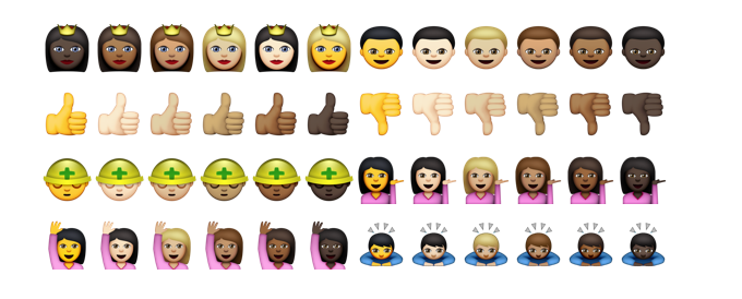 Apple Introduces New Diverse Emojis in Latest Betas of iOS 8.3 and OS X 10.10.3