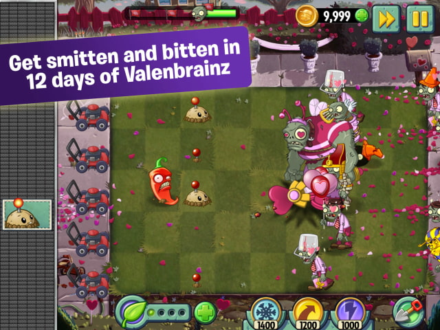 Plants vs. Zombies 2 Gets &#039;Frostbite Caves Part 1&#039; Update With 16 New Levels