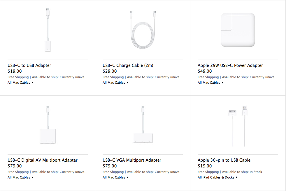 Apple Introduces 5 New USB-C Adapters and Accessories