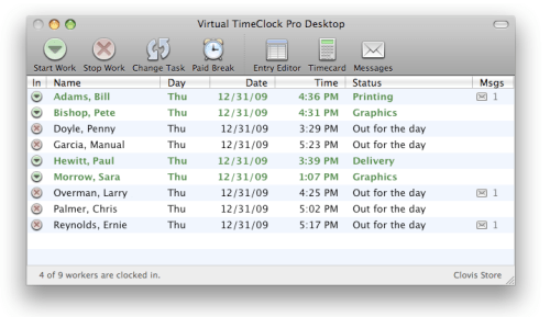 Virtual TimeClock Basic Edition Released