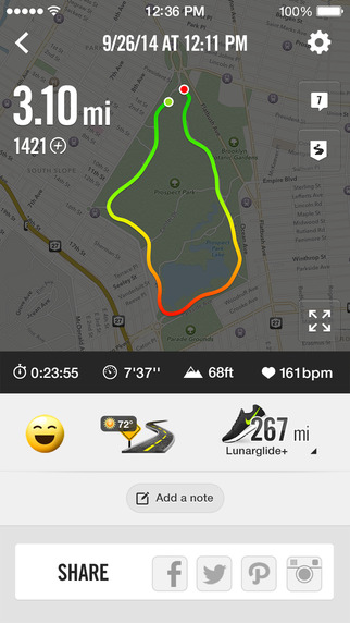 Heb geleerd werkelijk bevestig alstublieft Nike+ Running App Gets In-Run Controls, Level Colors, Landscape Support,  More - iClarified