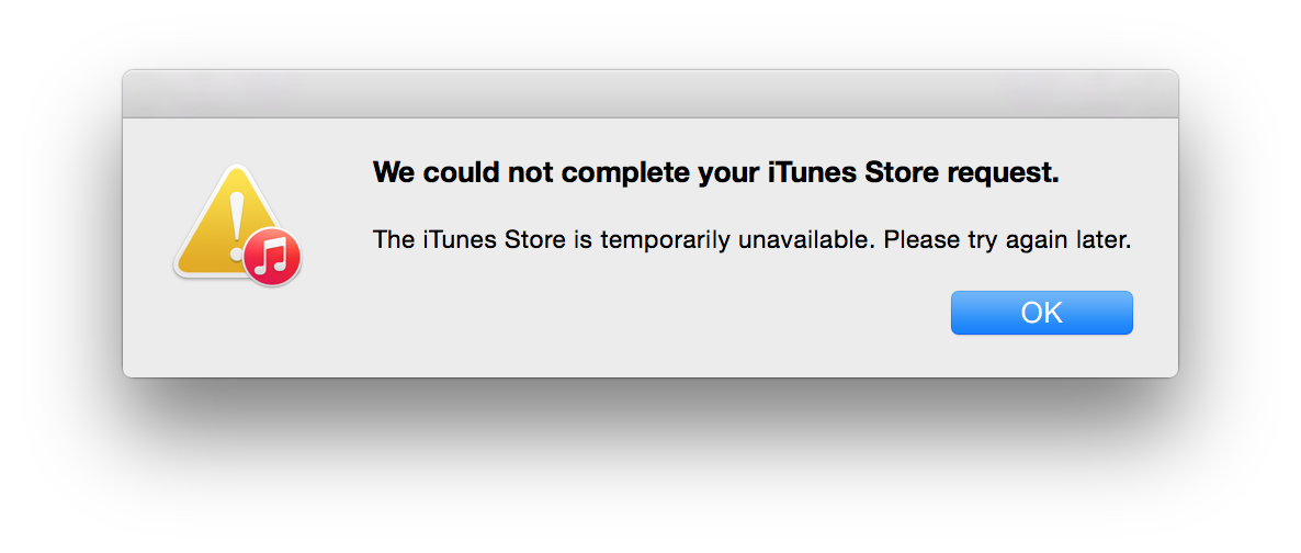The App Store and iTunes Store Are Down for All Users