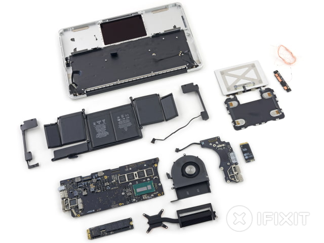 Teardown of the New 13-Inch MacBook Pro and Its Force Touch Trackpad [Video]