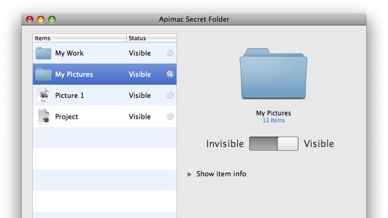 Conceal Folders and Files - iClarified