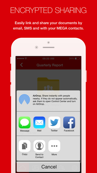 MEGA App for iPhone Now Lets You Select Multiple Files for Upload, Shows Upload Progress