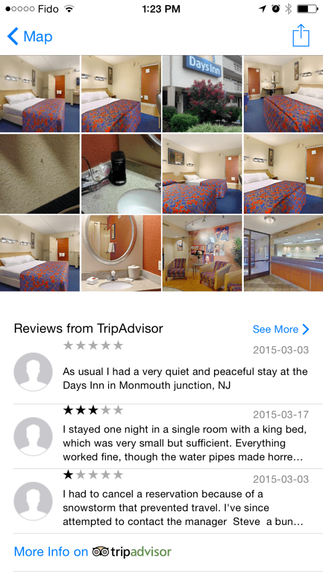 Apple Maps Gets Hotel Reviews From TripAdvisor, Booking.com