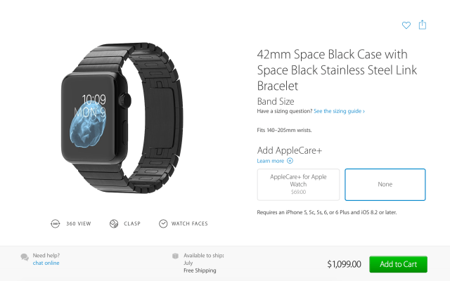 The Apple Watch is Completely Sold Out