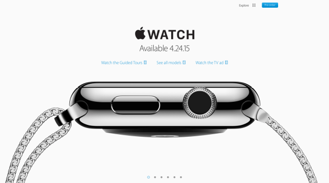 Apple Removes April 24th Launch Date From Apple Watch Site [Images]