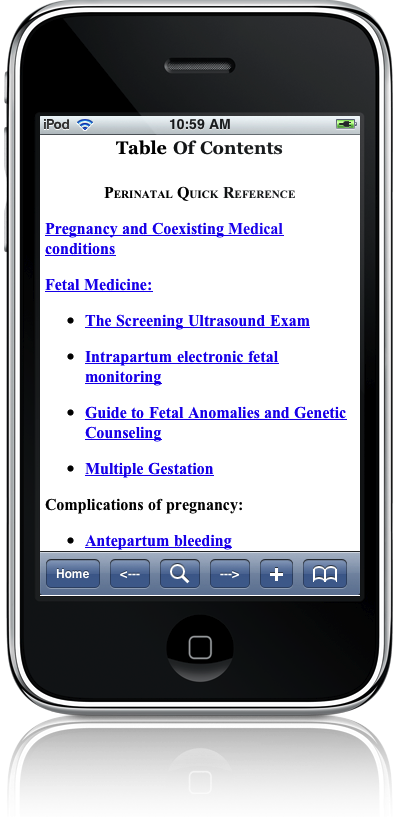 New Handbook of High-Risk Obstetrics for iPhone