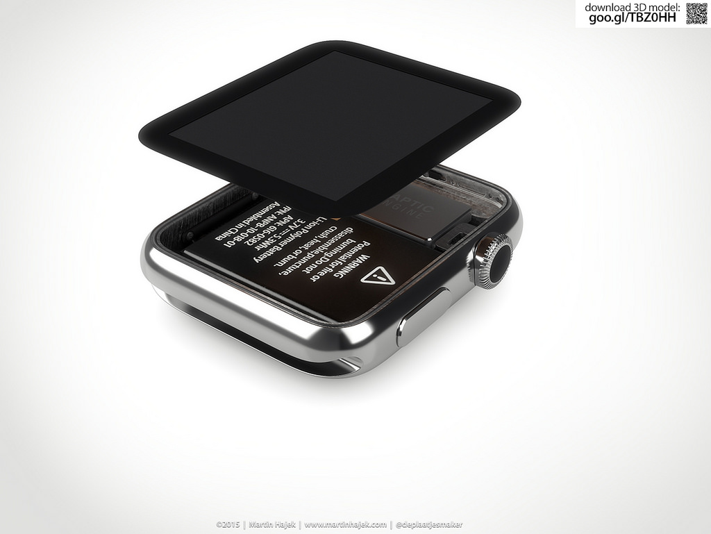 Beautiful 3D Exploded Renders of the Apple Watch [Images]