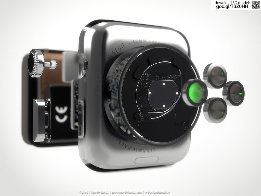 Beautiful 3D Exploded Renders of the Apple Watch [Images]