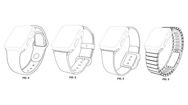 Apple Granted Patents for Apple Watch Sport, Link and Modern Buckle Bands