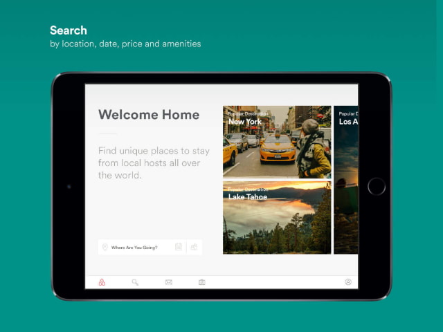 Airbnb Launches an App for the iPad
