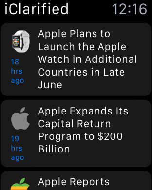 Get Apple News on Your Apple Watch With the iClarified App!